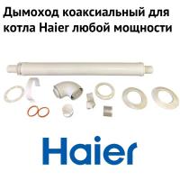 Дымоход для котла Haier любой мощности, комплект антилед (Россия) (dymHaier)