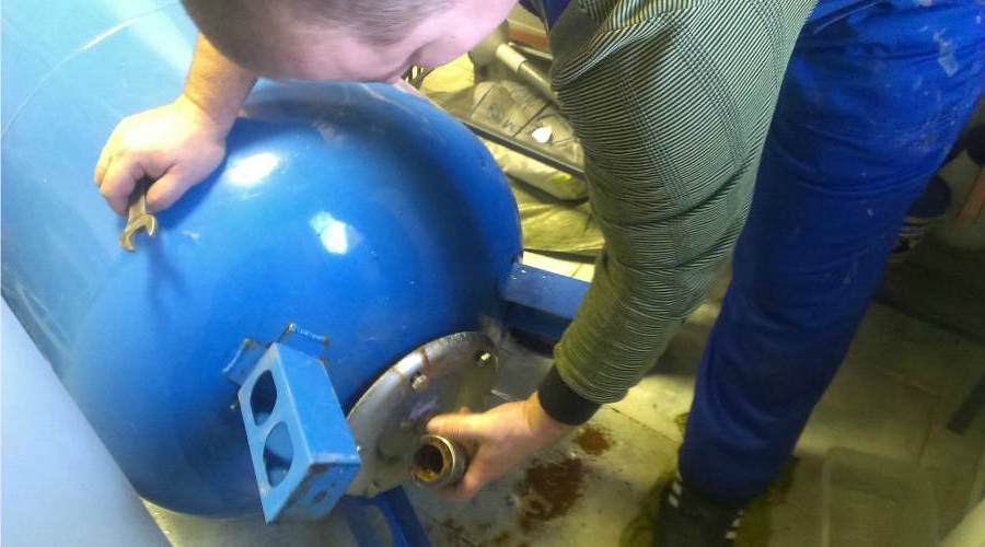 замена мембраны насосной станции