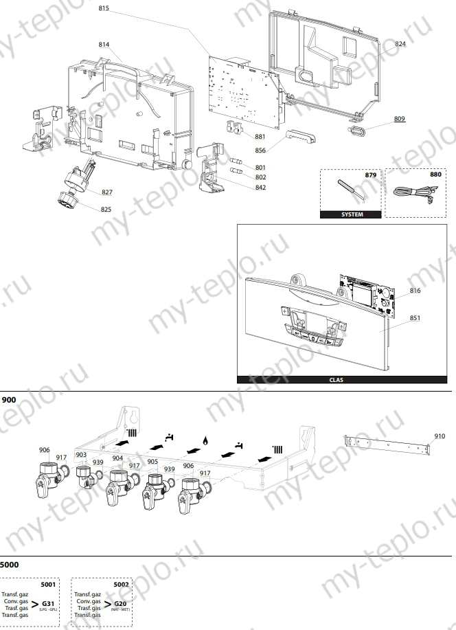 Запчасти Ariston CLAS X 28 FF купить в Нижнем Тагиле