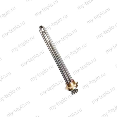 ТЭН для водонагревателя, нержавеющая сталь, 6,0 кВт, L= 320 мм, RDT, фланец гайка D48 (68560)