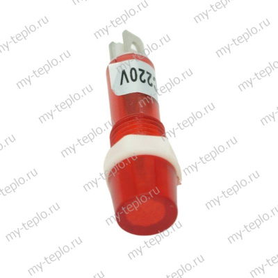 Лампа сигнальная красная для котла Эван WARMOS Standart (lampakrasWarmosStandart)